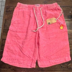 True Grit Soft Pink Drawstring Shorts